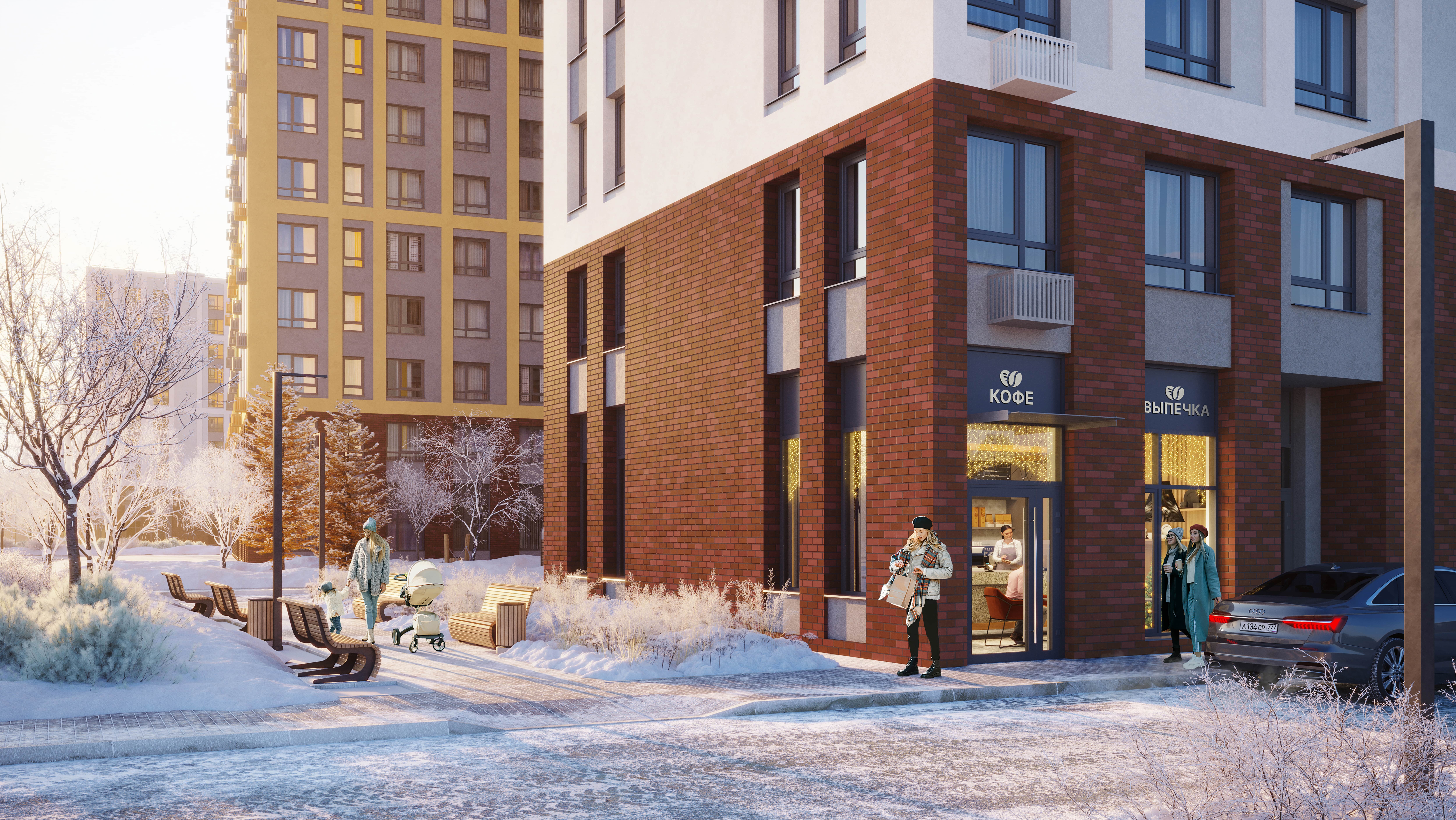 3х-комнатная квартира в ЖК Лучи