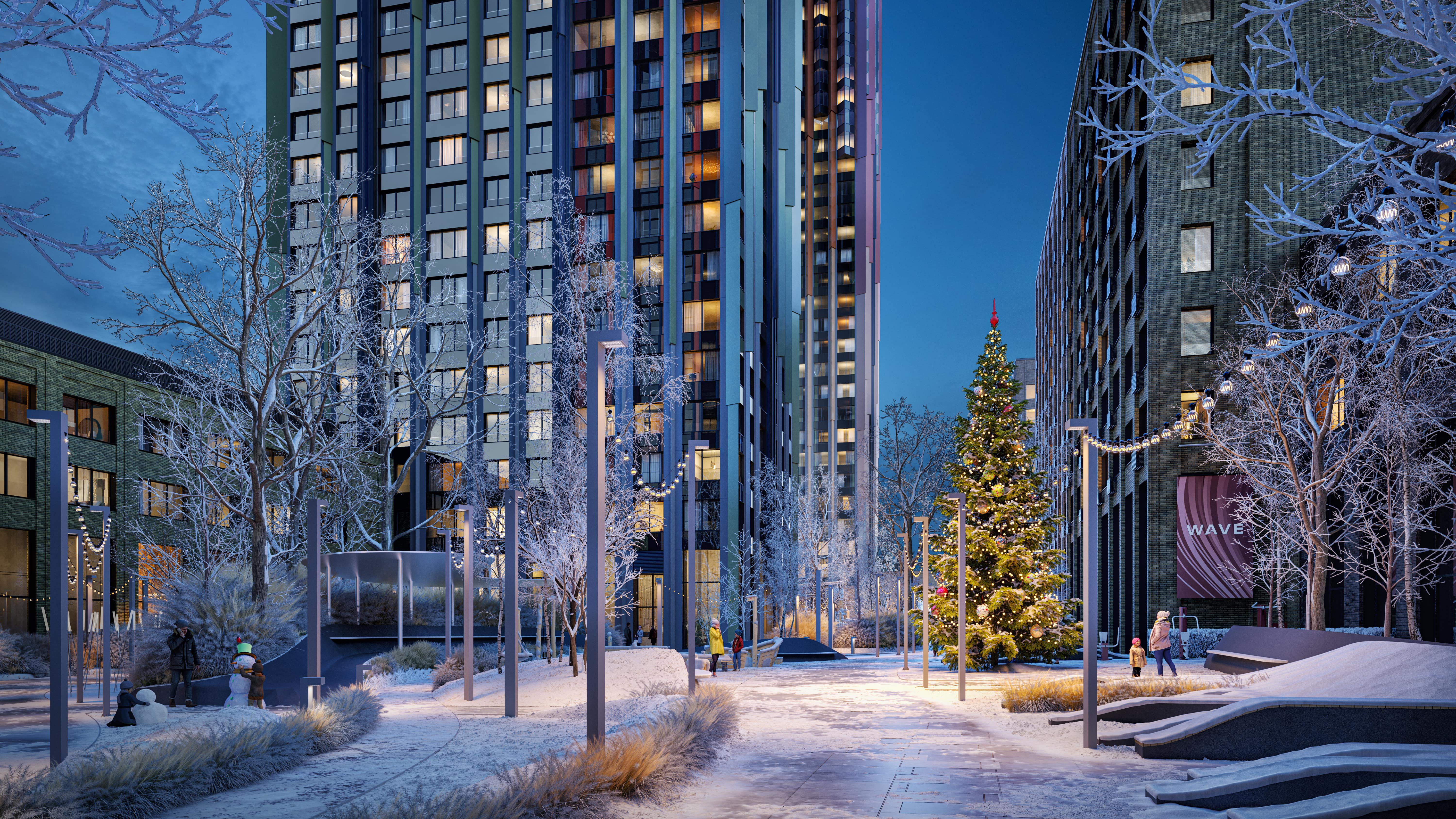 4х-комнатная квартира в ЖК WAVE (Вейв)